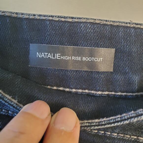 Kut From The Kloth Womens 12 Natalie High Rise Bootcut Jeans Blue Flap Pocket - Picture 4 of 11